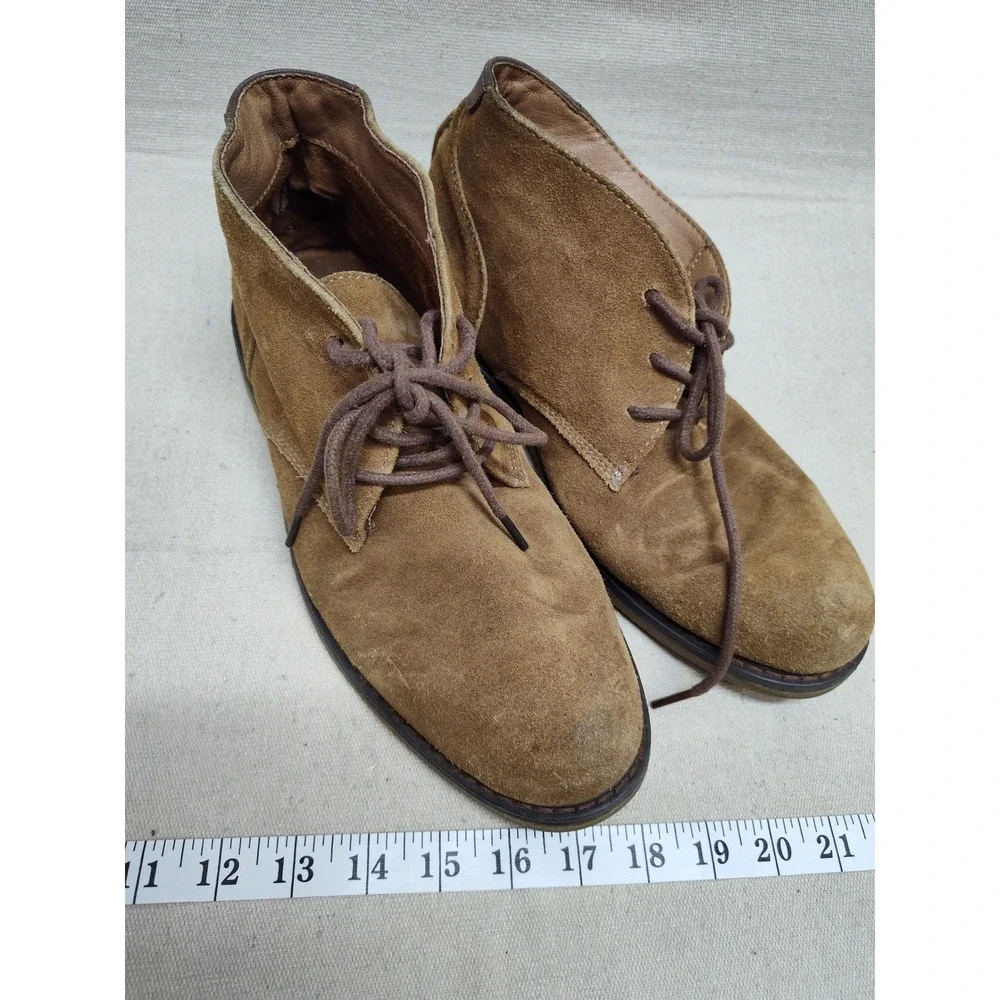 Nunn Bush Mens‎ Tan Suede Chukka Desert Boots Size 8M 84110-229 Memory Foam